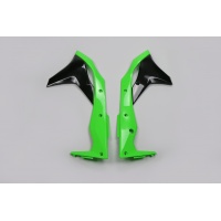 Convogliatori Radiatore OEM Color 17-18 & 20 per Kawasaki KXF 250 (2017-20) - PLASTICHE REPLICA - KA04747-999 - Ufo Plast