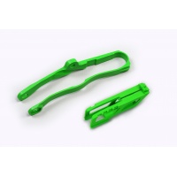 Kit cruna catena+fascia forcella - verde - Kawasaki - PLASTICHE REPLICA - KA04756-026 - UFO Plast