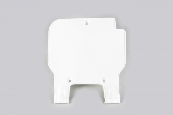 Portanumero anteriore - bianco - Kawasaki - PLASTICHE REPLICA - KA02720-047 - UFO Plast