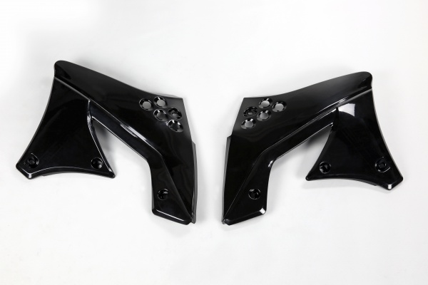 Convogliatori Radiatore nero per Kawasaki KXF 250 (2009-12) - PLASTICHE REPLICA - KA04703-001 - Ufo Plast