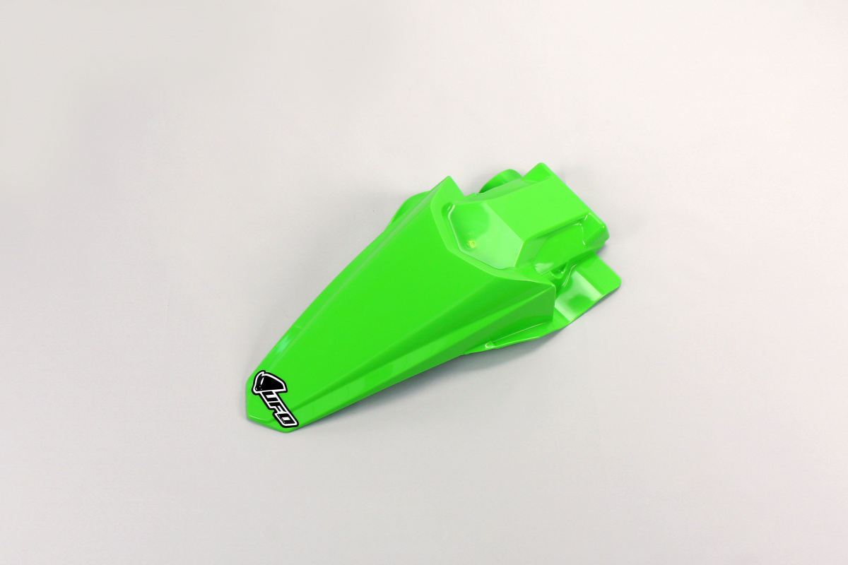 Rear Fender green for Kawasaki KX 85 (2014-25) - KX 100 (2014-21) - KX 112 (2022-25) - REPLICA PLASTICS - KA04727-026 - Ufo P...