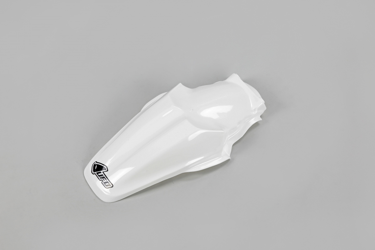 Parafango Posteriore bianco per Kawasaki KX 85 (1998-13) - KX 100 (2001-13) - PLASTICHE REPLICA - KA03715-047 - Ufo Plast