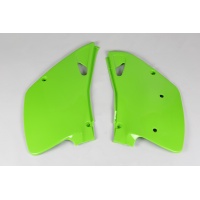 Fiancatine Laterali verde per Kawasaki KX 125 (1992-93) - KX 250 (1992-93) - PLASTICHE REPLICA - KA02745-026 - Ufo Plast