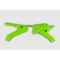 Mixed spare parts / Frame guard - green - Kawasaki - REPLICA PLASTICS - KA02738-026 - UFO Plast