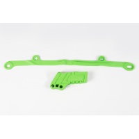 Kit cruna catena+fascia forcella - verde - Kawasaki - PLASTICHE REPLICA - KA03794-026 - UFO Plast
