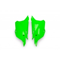 Fiancatine laterali - verde fluo - Kawasaki - PLASTICHE REPLICA - KA04729-AFLU - UFO Plast
