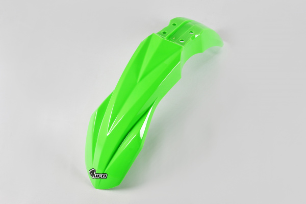 Parafango anteriore - verde fluoro - Kawasaki - PLASTICHE REPLICA - KA04733-AFLU - UFO Plast