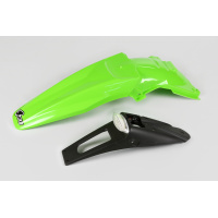 Parafango Posteriore verde per Kawasaki KLX 450R (2007-25) - PLASTICHE REPLICA - KA03791-026 - Ufo Plast