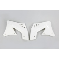 Convogliatori Radiatore bianco per Kawasaki KXF 250 (2009-12) - PLASTICHE REPLICA - KA04703-047 - Ufo Plast