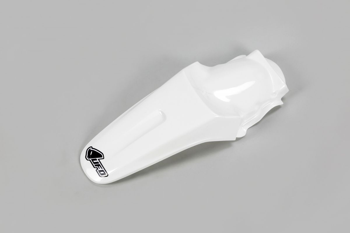 Parafango Posteriore bianco per Kawasaki KX 85 (1998-13) - KX 100 (2001-13) - PLASTICHE REPLICA - KA03715K-047 - Ufo Plast