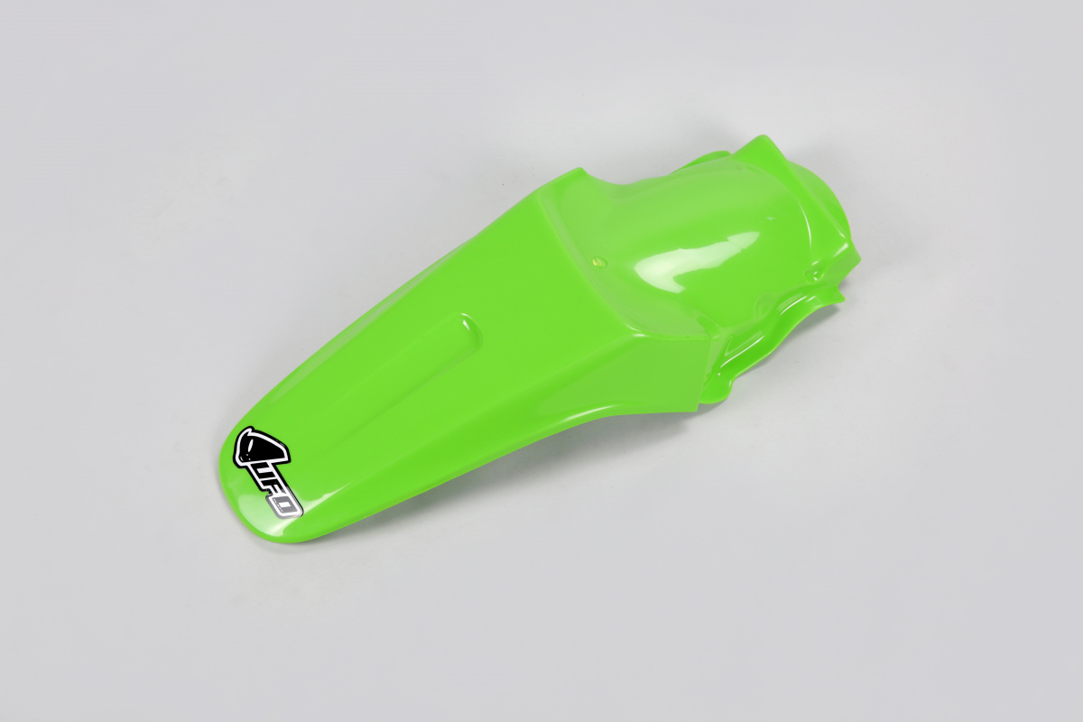 Parafango Posteriore verde per Kawasaki KX 85 (1998-13) - KX 100 (2001-13) - PLASTICHE REPLICA - KA03715K-026 - Ufo Plast