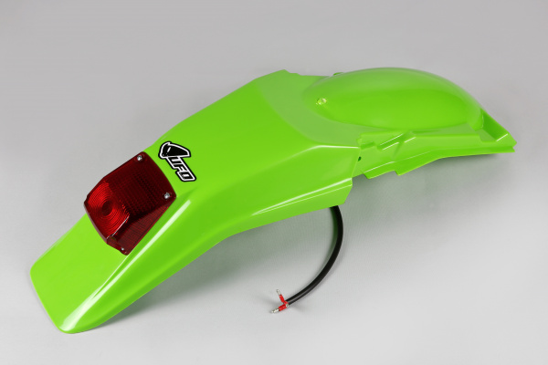 Parafango posteriore / 12V 21 - verde - Kawasaki - PLASTICHE REPLICA - KA02789-026 - UFO Plast