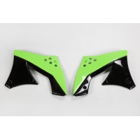 Convogliatori Radiatore OEM Color 09 per Kawasaki KXF 250 (2009-12) - PLASTICHE REPLICA - KA04703-999 - Ufo Plast