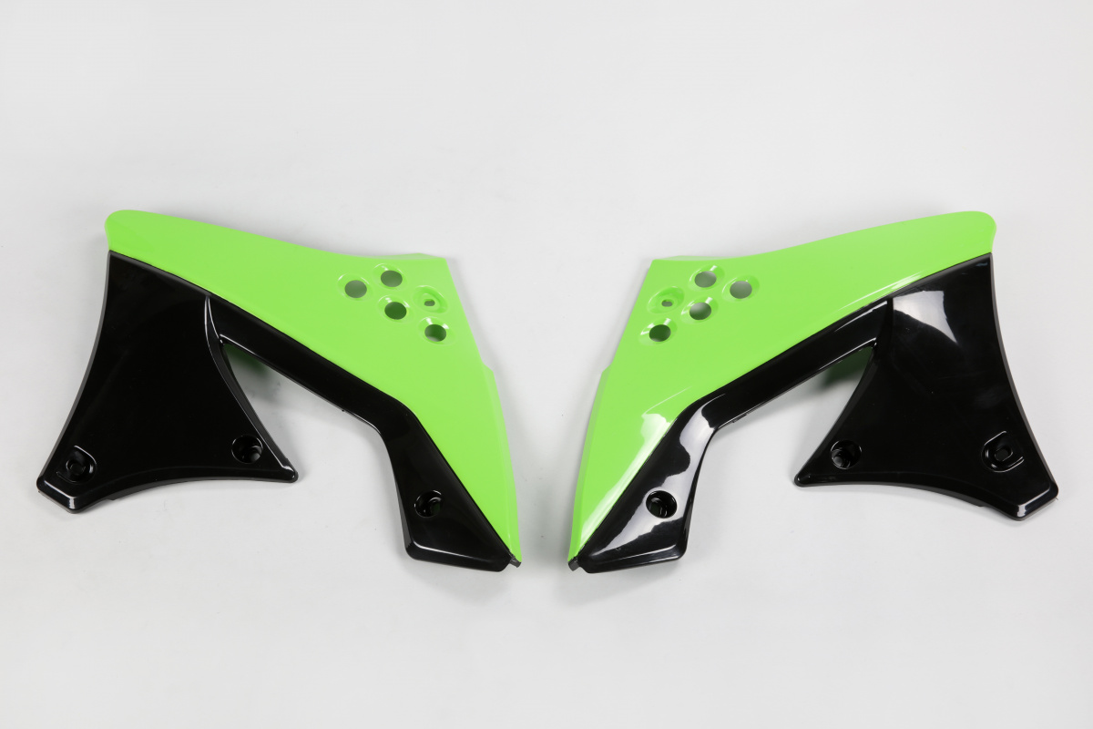 Convogliatori Radiatore OEM Color 09 per Kawasaki KXF 250 (2009-12) - PLASTICHE REPLICA - KA04703-999 - Ufo Plast