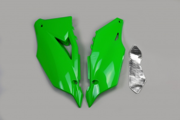Fiancatine laterali - verde - Kawasaki - PLASTICHE REPLICA - KA04752-026 - UFO Plast