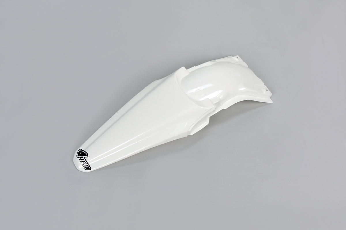 Parafango Posteriore bianco per Kawasaki KXF 250 (2013-16) - KXF 450 (2012-15) - PLASTICHE REPLICA - KA04721-047 - Ufo Plast