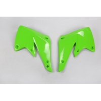Convogliatori radiatore - verde - Kawasaki - PLASTICHE REPLICA - KA03756-026 - UFO Plast