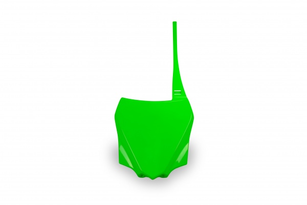 Portanumero anteriore - verde fluo - Kawasaki - PLASTICHE REPLICA - KA04730-AFLU - UFO Plast