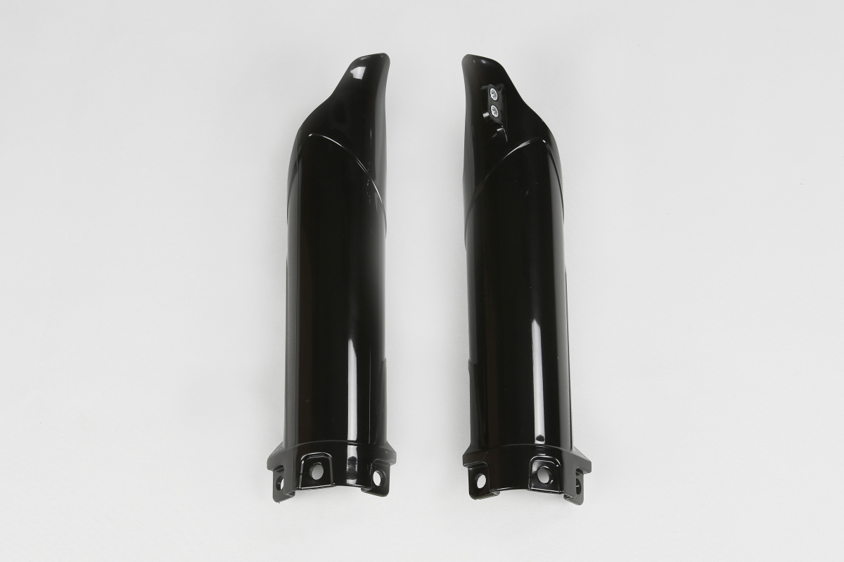 Fork slider protectors - black - Kawasaki - REPLICA PLASTICS - KA04731-001 - UFO Plast
