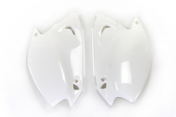 Fiancatine laterali - bianco - Kawasaki - PLASTICHE REPLICA - KA03739-047 - UFO Plast
