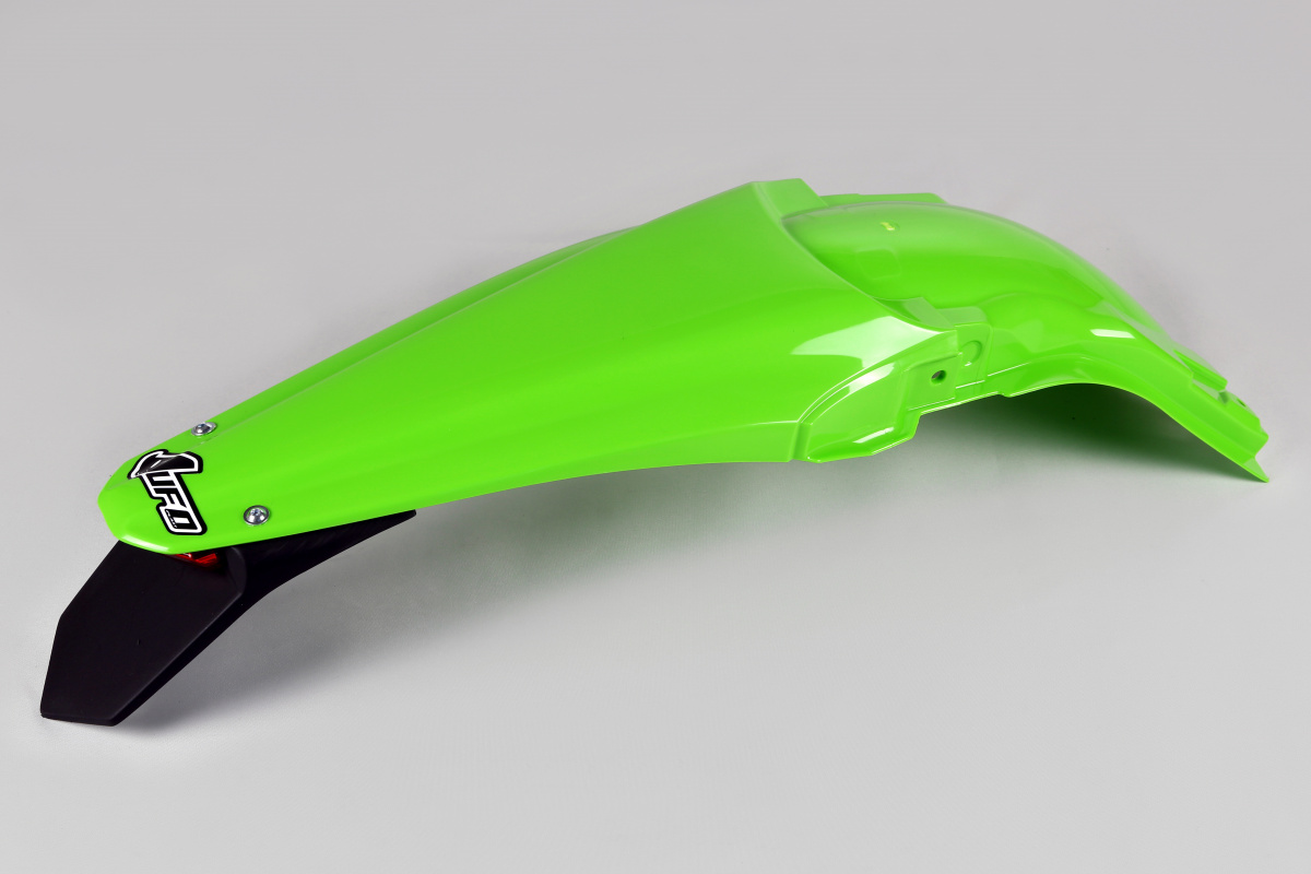 Parafango Posteriore verde per Kawasaki KXF 250 (2013-16) - KXF 450 (2012-15) - PLASTICHE REPLICA - KA04722-026 - Ufo Plast