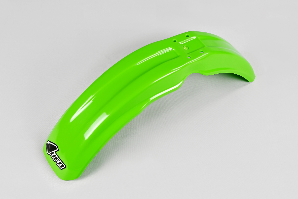 Parafanghi Anteriori verde per Kawasaki KX 60 (1984-04) - PLASTICHE REPLICA - KA02741-026 - Ufo Plast