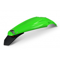 Rear fender / Enduro LED - green - Kawasaki - REPLICA PLASTICS - KA04735-026 - UFO Plast