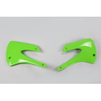 Convogliatori Radiatore verde per Kawasaki KX 85 (2001-13) - KX 100 (2001-13) - PLASTICHE REPLICA - KA03717-026 - Ufo Plast