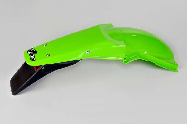 Rear fender / Enduro - green - Kawasaki - REPLICA PLASTICS - KA03751-026 - UFO Plast