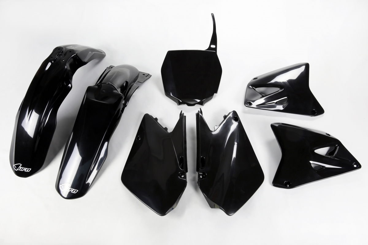 Kit Plastiche nero per Suzuki RM 125 (2001-25) - RM 250 (2001-25) - PLASTICHE REPLICA - SUKIT402-001 - Ufo Plast