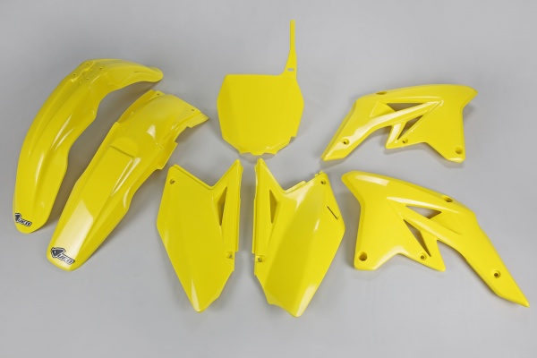 Kit plastiche Suzuki - giallo - PLASTICHE REPLICA - SUKIT407-102 - UFO Plast