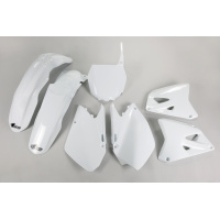 Plastic Kit white for Suzuki RM 125 (2006-25) - RM 250 (2006-25) - REPLICA PLASTICS - SUKIT406-041 - Ufo Plast
