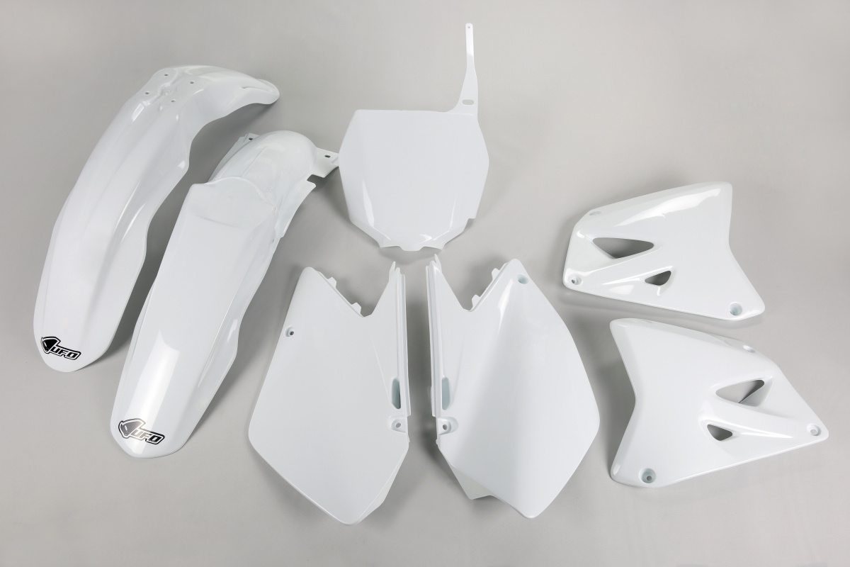 Plastic Kit white for Suzuki RM 125 (2006-25) - RM 250 (2006-25) - REPLICA PLASTICS - SUKIT406-041 - Ufo Plast