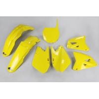 Plastic Kit yellow for Suzuki RM 125 (2001-25) - RM 250 (2001-25) - REPLICA PLASTICS - SUKIT402-102 - Ufo Plast