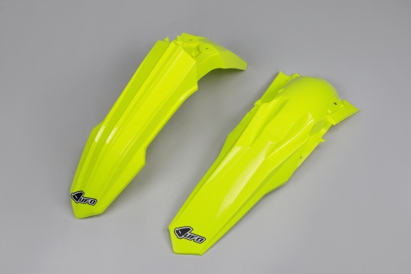 Kit parafanghi - giallo fluo - Suzuki - PLASTICHE REPLICA - SUFK418-DFLU - UFO Plast