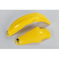 Fenders Kit yellow for Suzuki RM 85 (2000-25) - REPLICA PLASTICS - SUFK405-101 - Ufo Plast