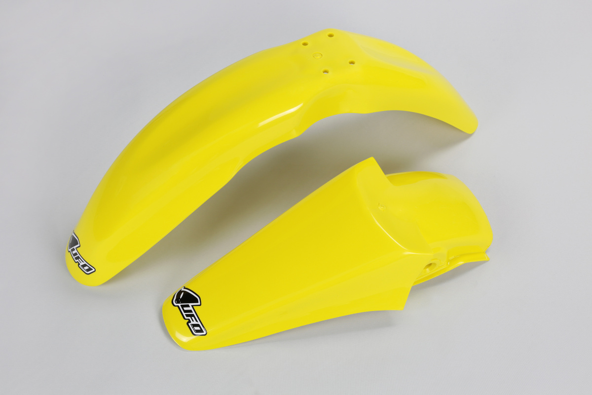 Kit Parafanghi OEM Color 00-15 & 17-24 per Suzuki RM 85 (2000-25) - PLASTICHE REPLICA - SUFK405-999 - Ufo Plast