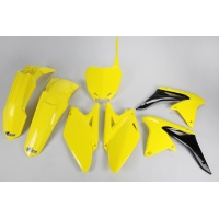 Kit plastiche Suzuki - giallo - PLASTICHE REPLICA - SUKIT411-102 - UFO Plast