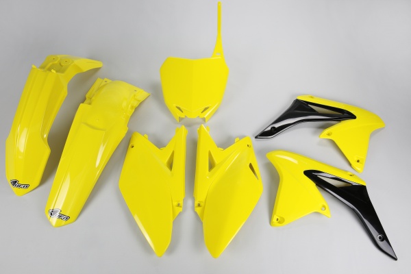 Kit plastiche Suzuki - giallo - PLASTICHE REPLICA - SUKIT411-102 - UFO Plast
