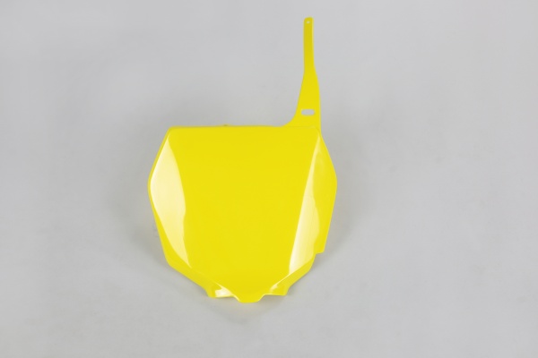 Front number plate - yellow 102 - Suzuki - REPLICA PLASTICS - SU03989-102 - UFO Plast