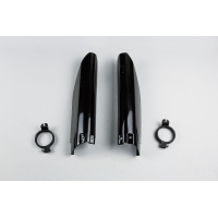 Fork slider protectors - black - Suzuki - REPLICA PLASTICS - SU03998-001 - UFO Plast