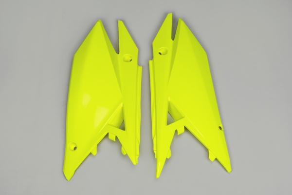 Fiancatine laterali - giallo fluo - Suzuki - PLASTICHE REPLICA - SU04942-DFLU - UFO Plast