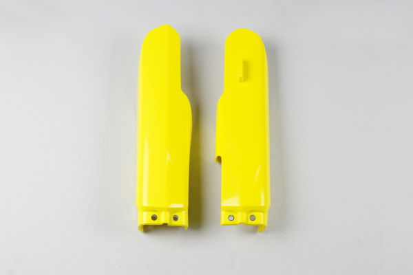 Fork slider protectors - yellow 102 - Suzuki - REPLICA PLASTICS - SU03907-102 - UFO Plast