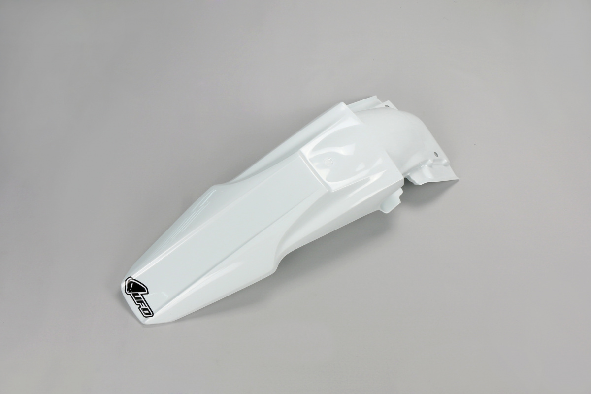 Parafango Posteriore bianco per Suzuki RMZ 450 (2008-17) - PLASTICHE REPLICA - SU04921-041 - Ufo Plast