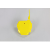 Front number plate - yellow 102 - Suzuki - REPLICA PLASTICS - SU03968-102 - UFO Plast