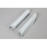 Fork slider protectors - white 041 - Suzuki - REPLICA PLASTICS - SU04913-041 - UFO Plast