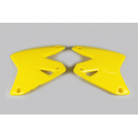 Radiator covers - yellow 101 - Suzuki - REPLICA PLASTICS - SU03978-101 - UFO Plast