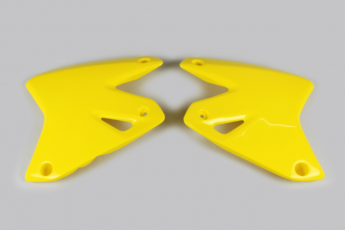 Radiator Covers yellow for Suzuki DRZ 400E (2000-25) - REPLICA PLASTICS - SU03978-101 - Ufo Plast