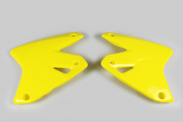 Radiator covers - yellow 102 - Suzuki - REPLICA PLASTICS - SU03978-102 - UFO Plast