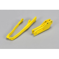 Kit cruna catena+fascia forcella - giallo - Suzuki - PLASTICHE REPLICA - SU04925-102 - UFO Plast